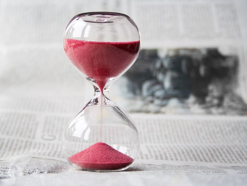 Hourglass Symbolizing Time